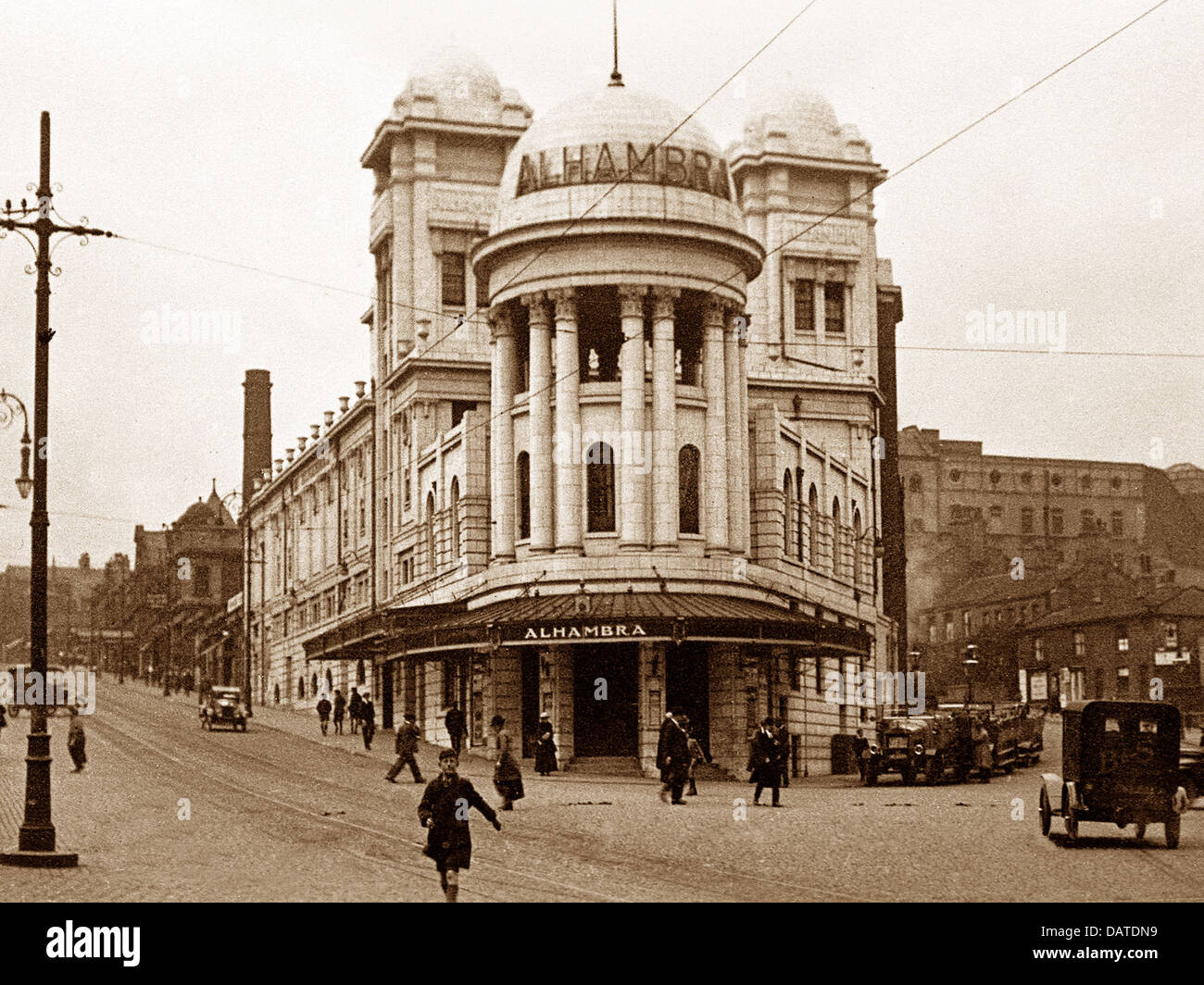 Bradford Alhambra Theatre wahrscheinlich der 1920er Jahre Stockfoto