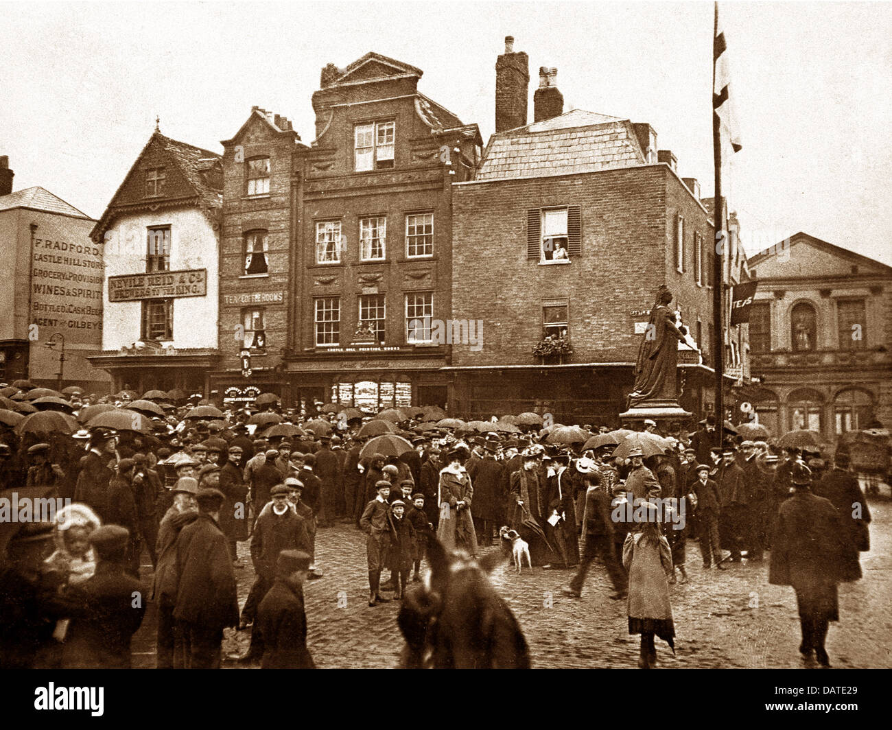 Windsor Castle Hill frühen 1900er Jahren Stockfoto