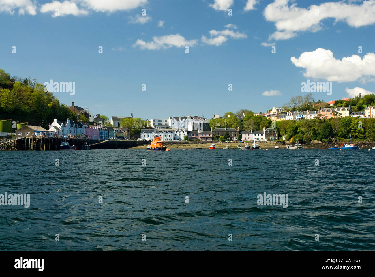 ist die größte Stadt auf der Isle Of Skye in der Inneren Hebriden in Schottland, Großbritannien Stockfoto