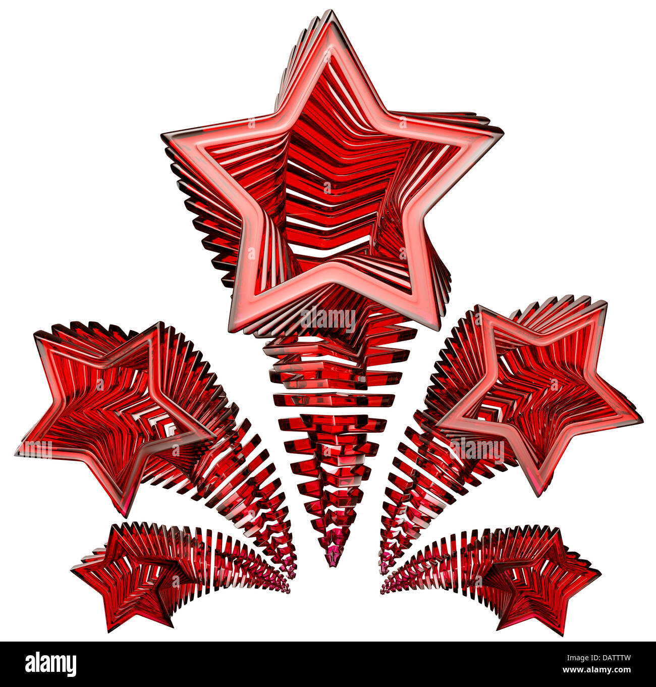 Ursus Paper Stars Bastelset – Für 2 Große & 4 Kleine Sterne, Silber/grau, Vorgestanzt & Folienveredelt