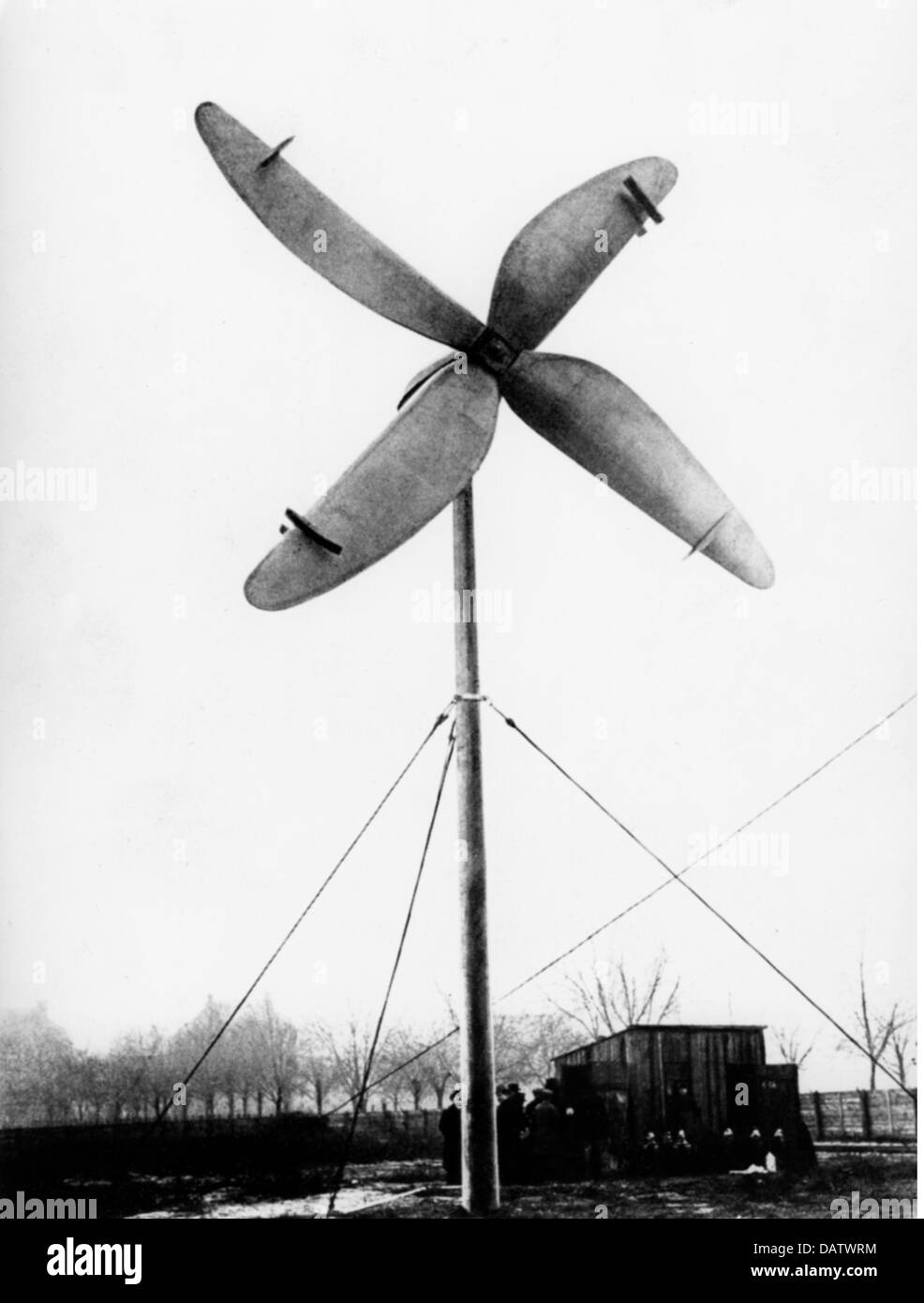 Energie, Wind, Ventimotor, Windkraft, entwickelt von Kurt Bilau (1872 - 1941), Berlin, 1920er Jahre, zusätzliche-Rights-Clearences-nicht vorhanden Stockfoto