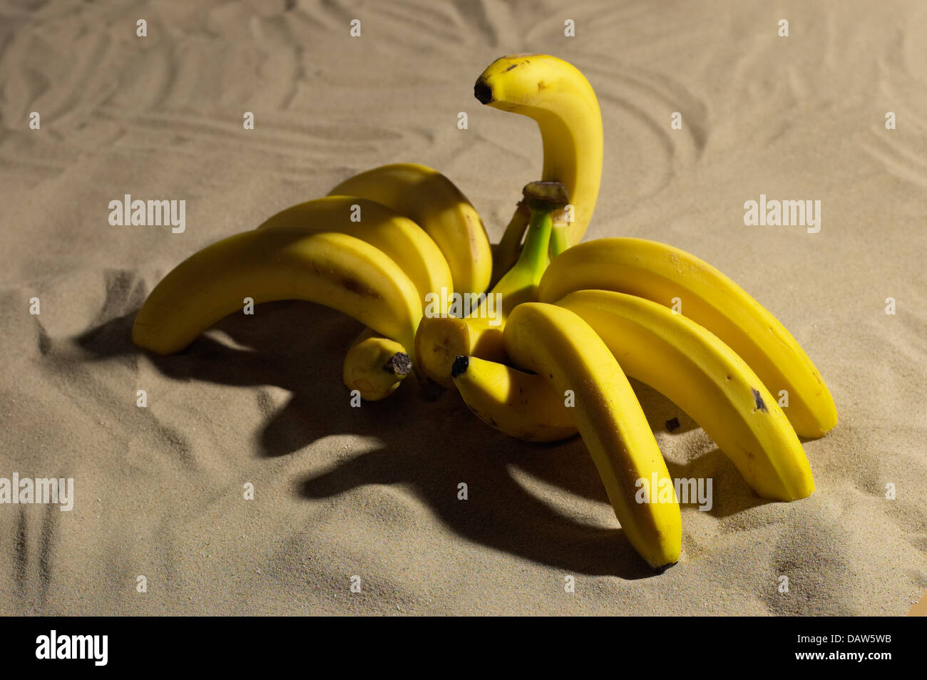 Ein abstraktes Bild - Banane-Skorpion Stockfoto