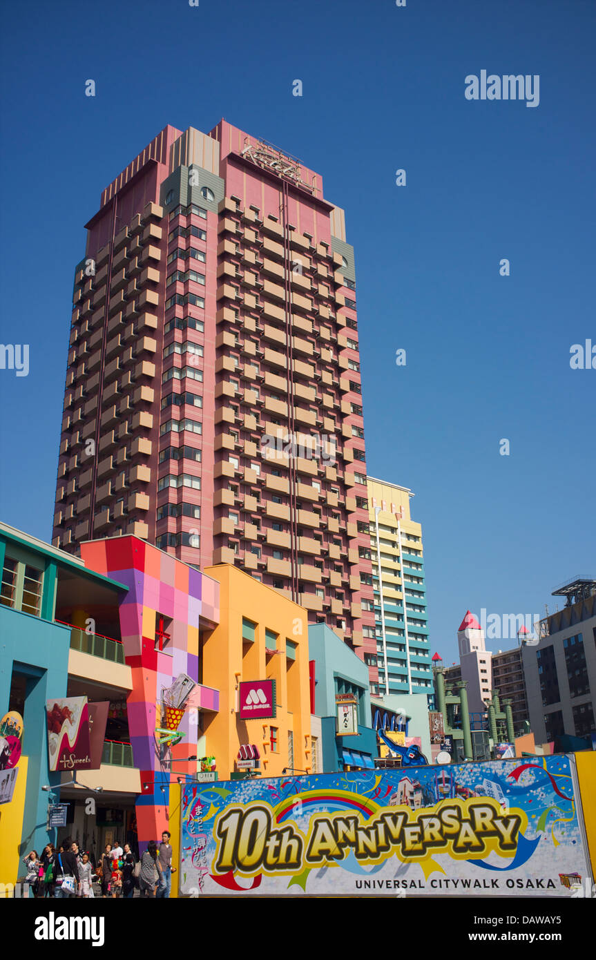 Kintetsu Universal City Hotel, Osaka, Kansai, Japan. Stockfoto
