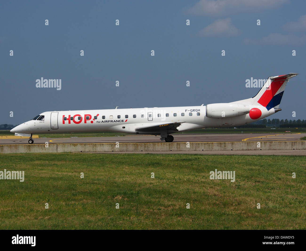 F-GRGH-HOP! Embraer ERJ-145EP - Cn 145120 3 Stockfoto