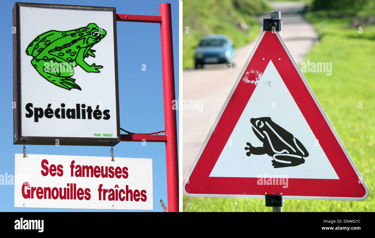 Sind Froschschenkel In Deutschland Verboten Reise transport gastronomie schilder deutschland -Fotos und