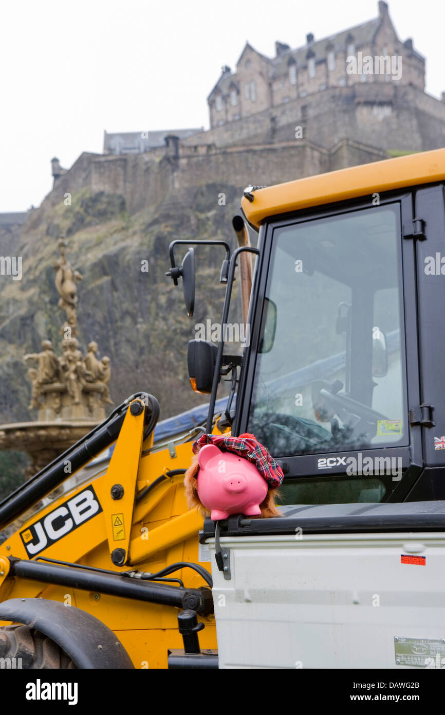 Reparatur von Edinburgh für den Sommer Stockfoto