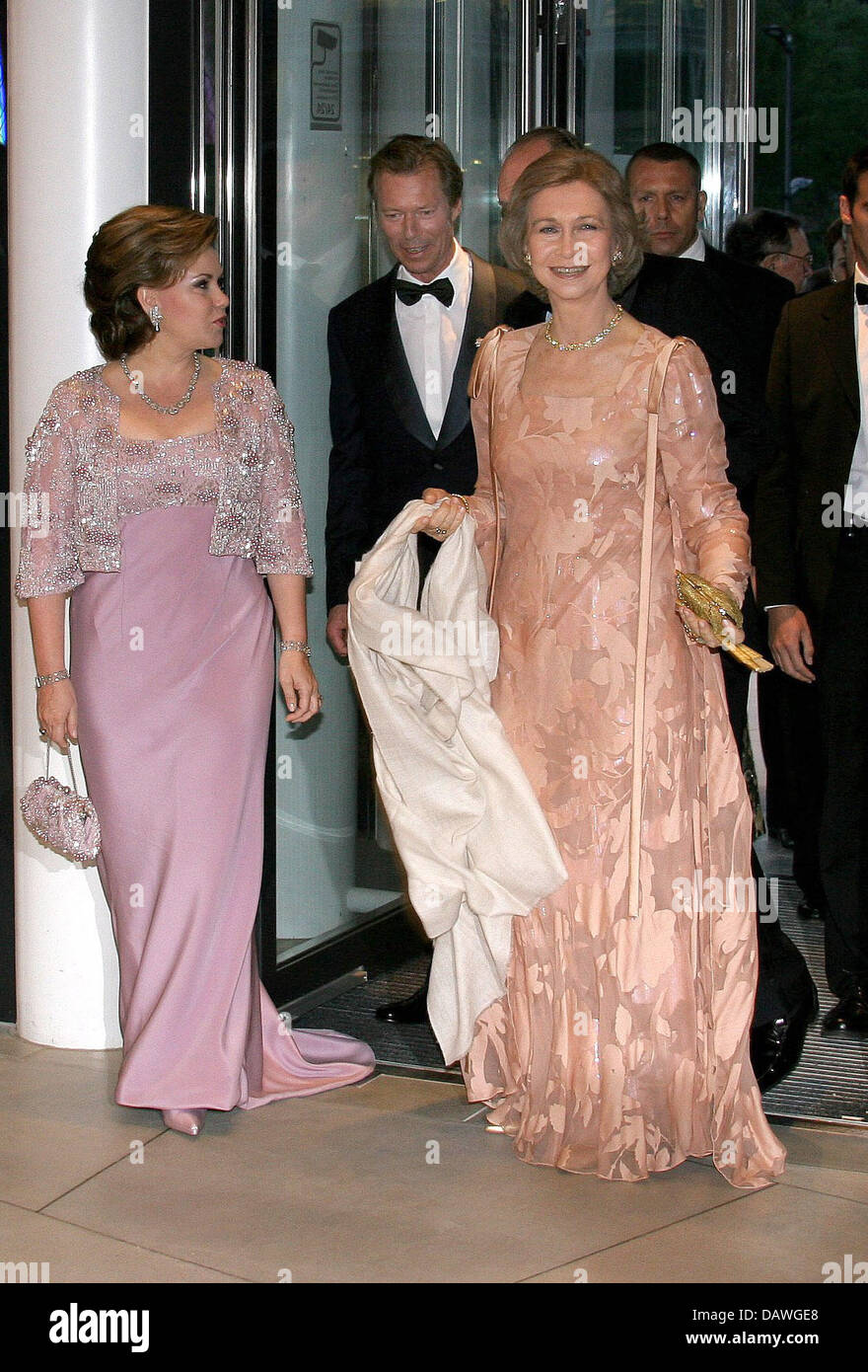 Großherzogin Maria Teresa und Großherzog Henri von Luxemburg mit