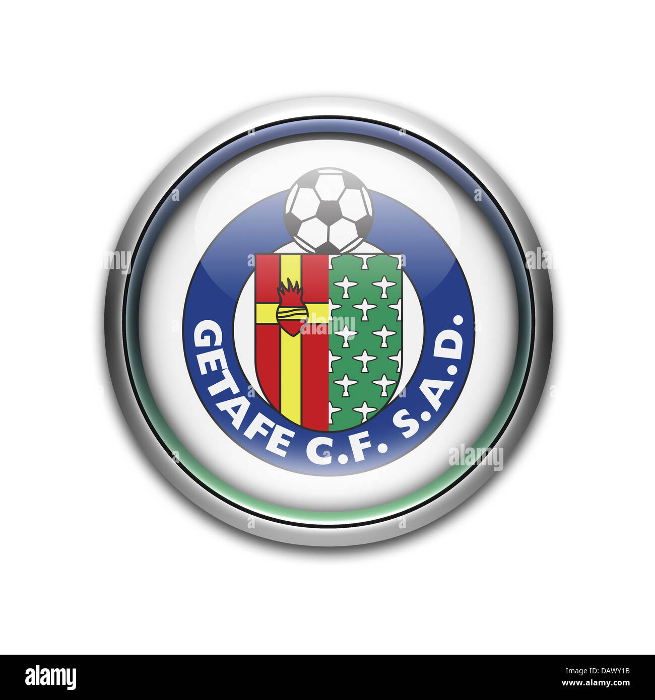 Geta Fe C.F. S.A.D Symbol Emblem Logo Flaggensymbol Stockfoto