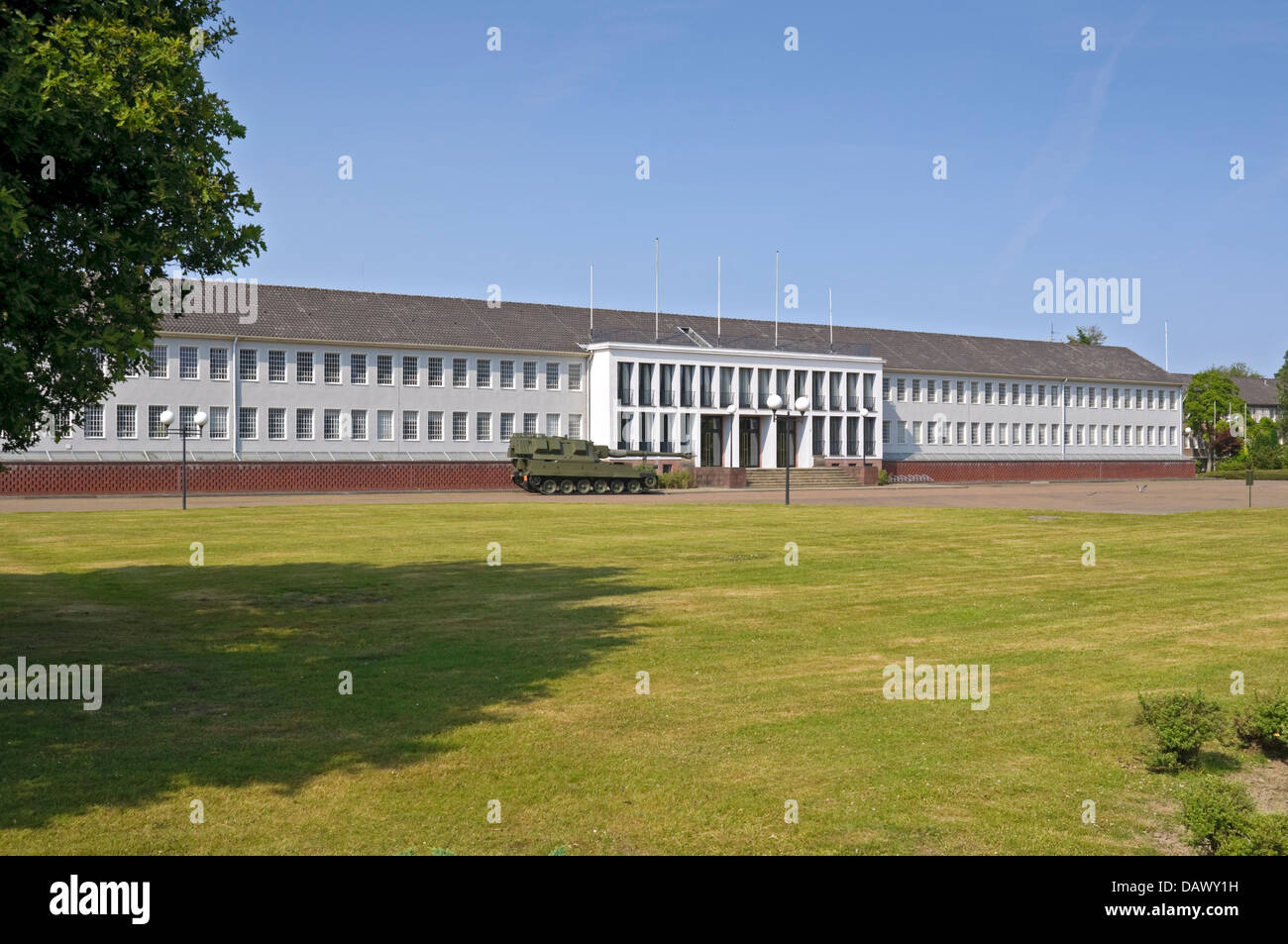 Hauptquartier der britischen Streitkräfte in Deutschland in Rheindalen kurz vor der Schließung im Jahr 2013 Stockfoto