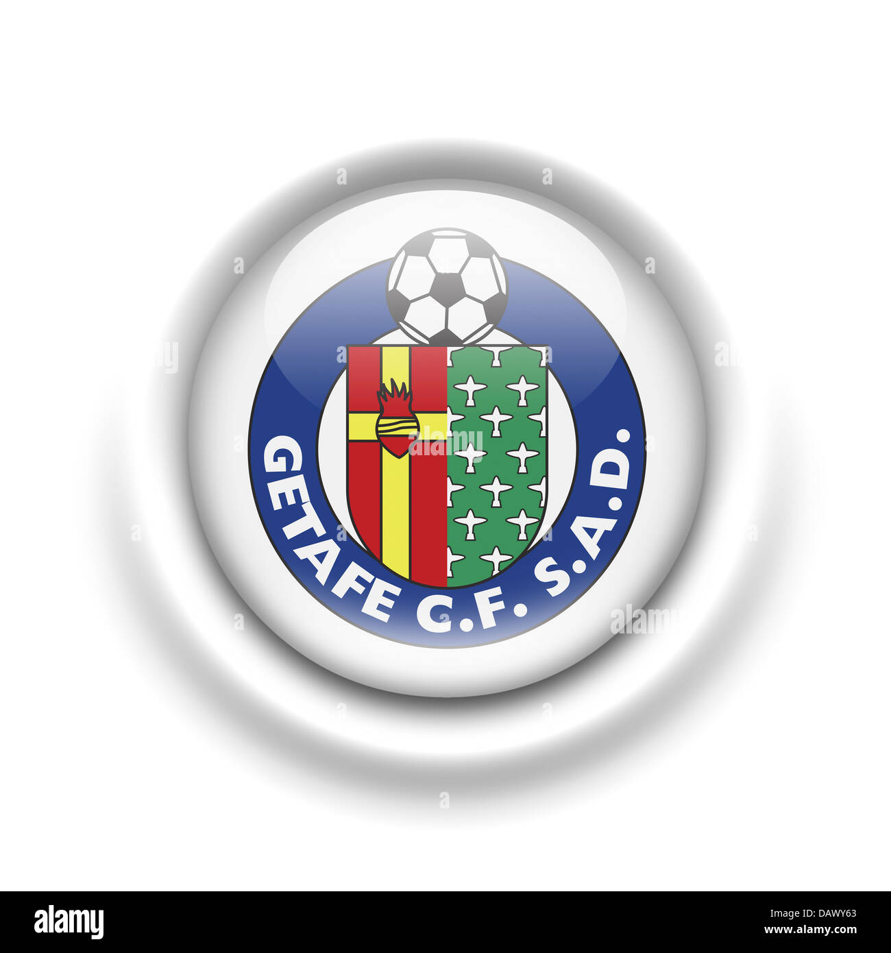 Geta Fe C.F. S.A.D Symbol Emblem Logo Flaggensymbol Stockfoto