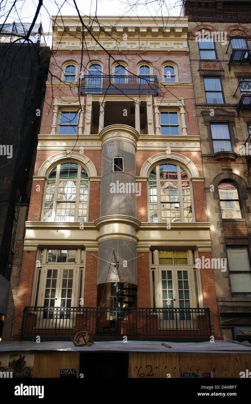 alte historische Gebäude in East Village in New york Stockfoto