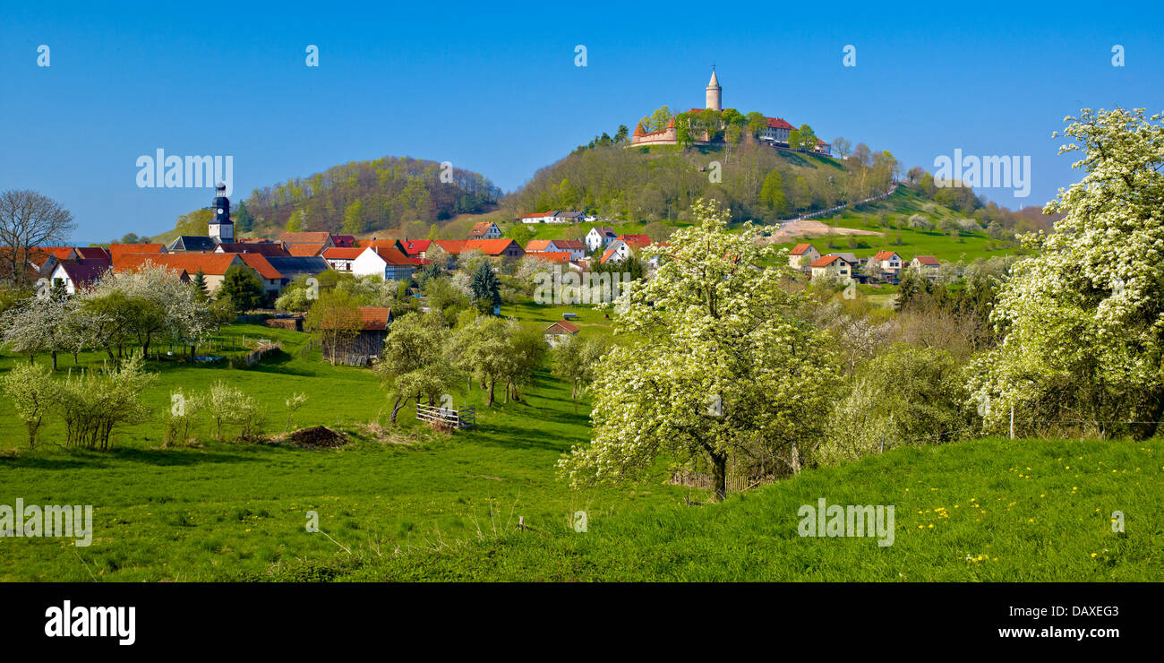 Seitenroda Leuchtenburg, Saale-Holzland-Kreis, Thüringen, Deutschland Stockfoto