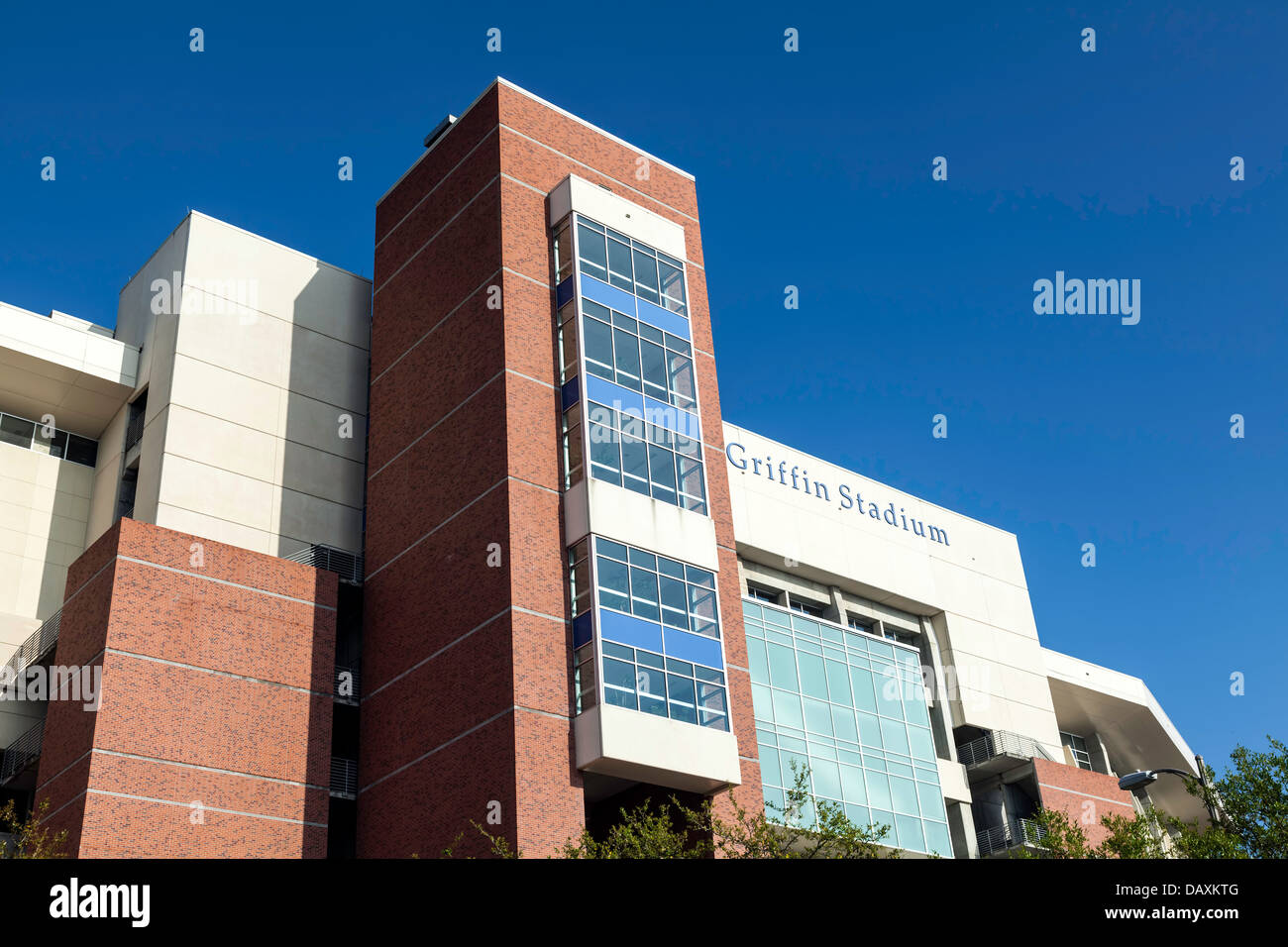 Ziegel Und Vorhang Fassade Von Ben Hill Griffin Stadium Auf Dem