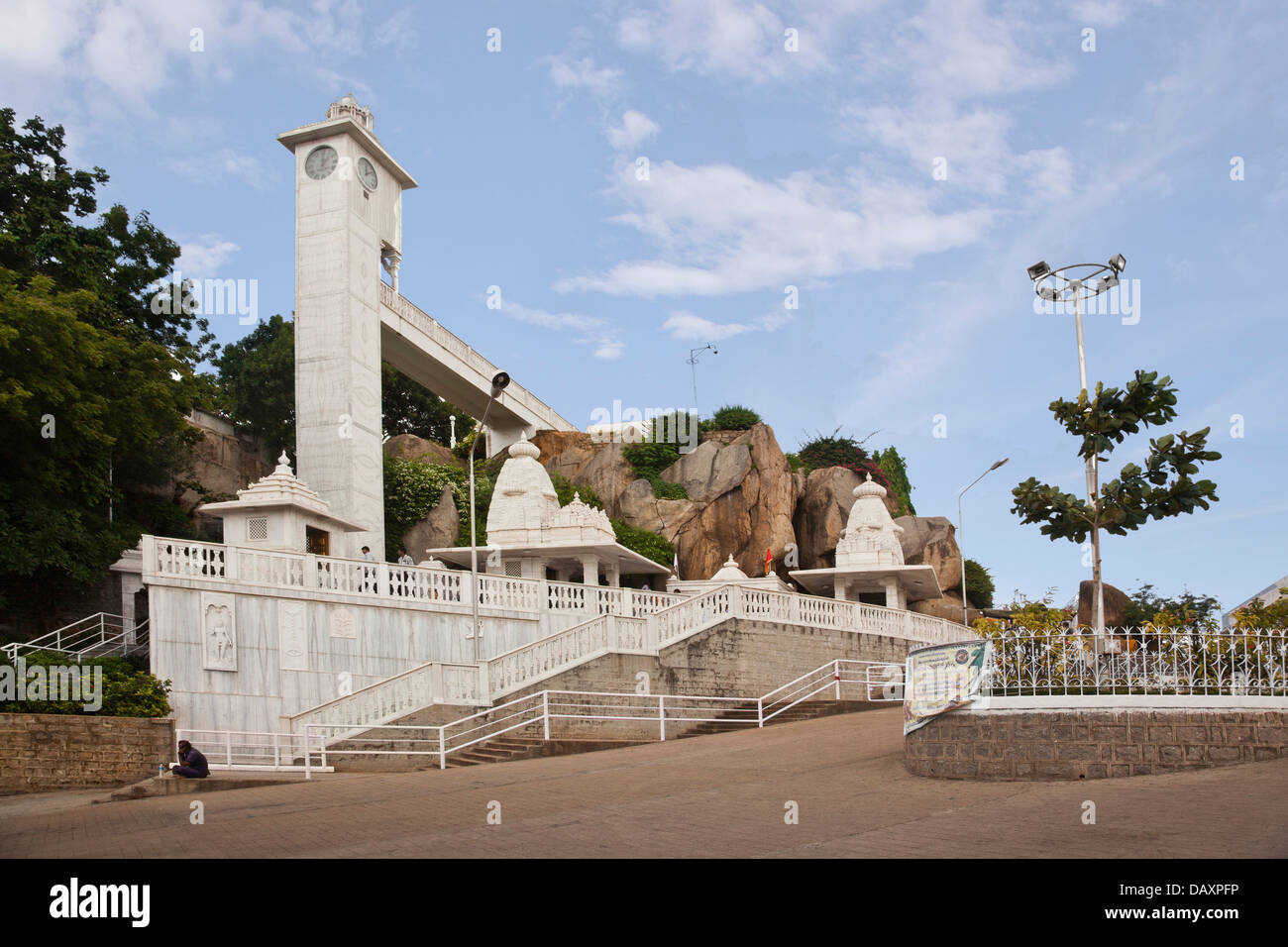 Birla Mandir, Hyderabad, Andhra Pradesh, Indien Stockfoto