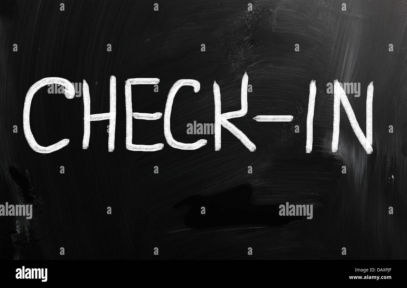 Social-Media-Konzept - Text handschriftlich auf einer Tafel Stockfoto