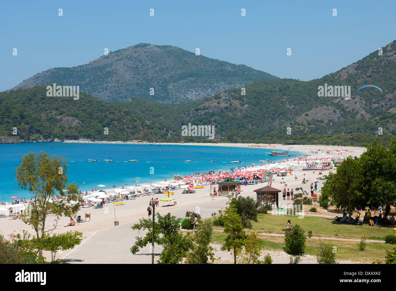 Ägypten, Provinz Mugla, Fethiye, Ölü Deniz, Belcegiz-Strang Stockfoto