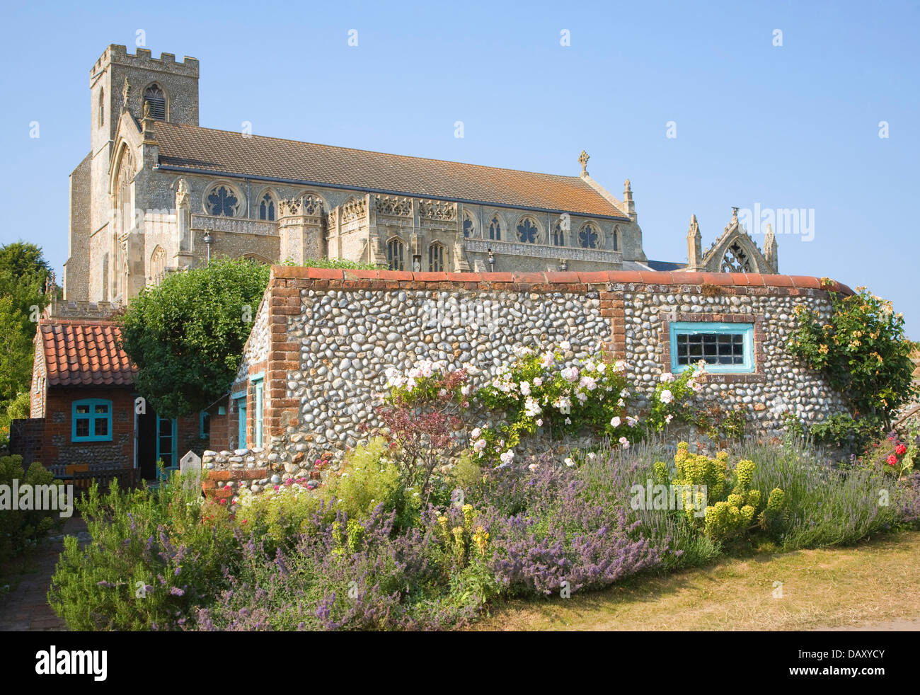 Pfarrkirche St. Margaret Cley nächstes Meer Norfolk England Stockfoto