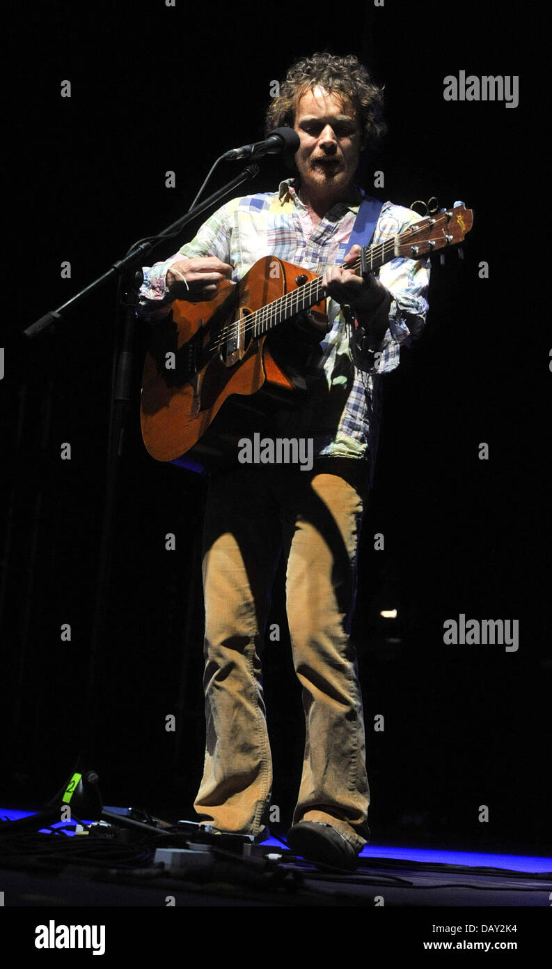 Irischer Sänger-Songwriter, Musiker Damien Rice führt beim internationalen Festival Colours of Ostrava 19. Juli 2013 in Ostrava, Tschechische Republik. (Foto/Jaroslav Ozana CTK) Stockfoto