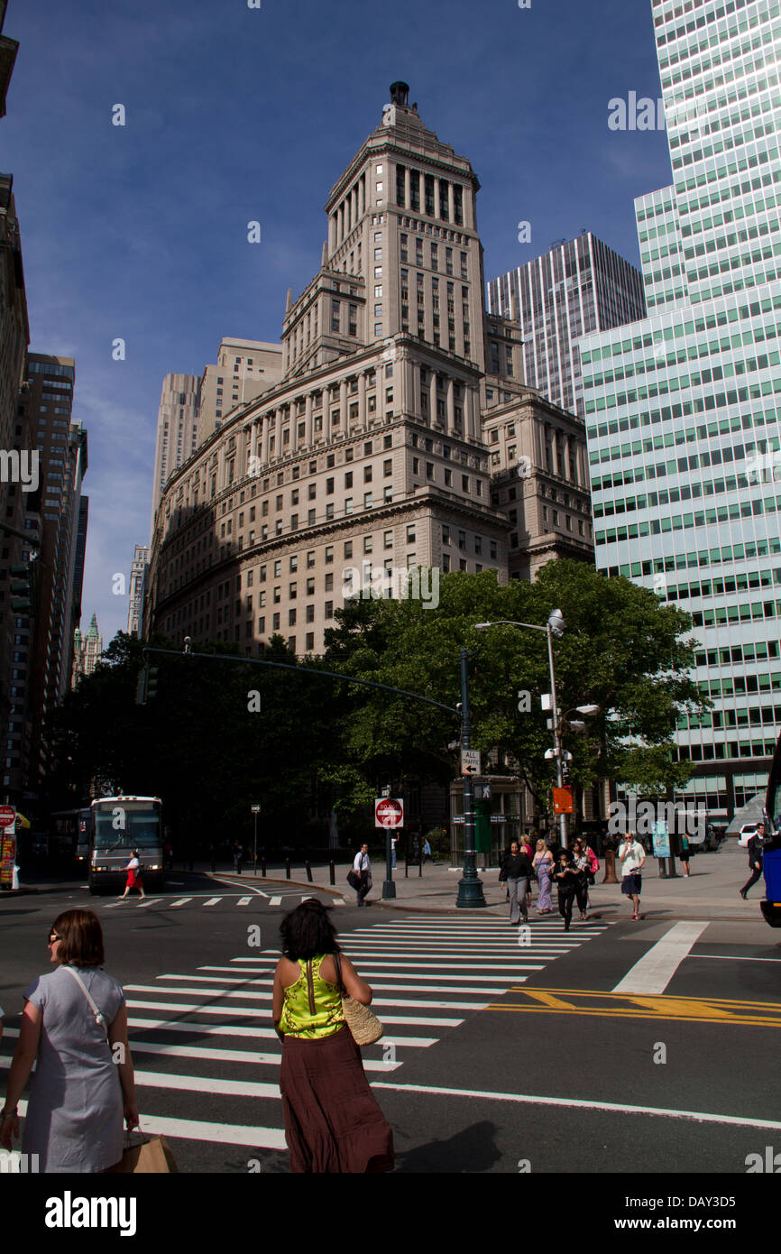 Die Innenstadt von New York, Vereinigte Staaten von Amerika, USA Stockfoto