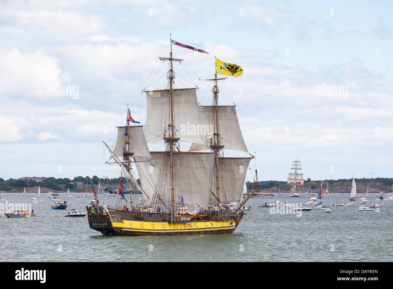 Der große Schiffe Rennen 2013 in Helsinki, Finnland Stockfoto