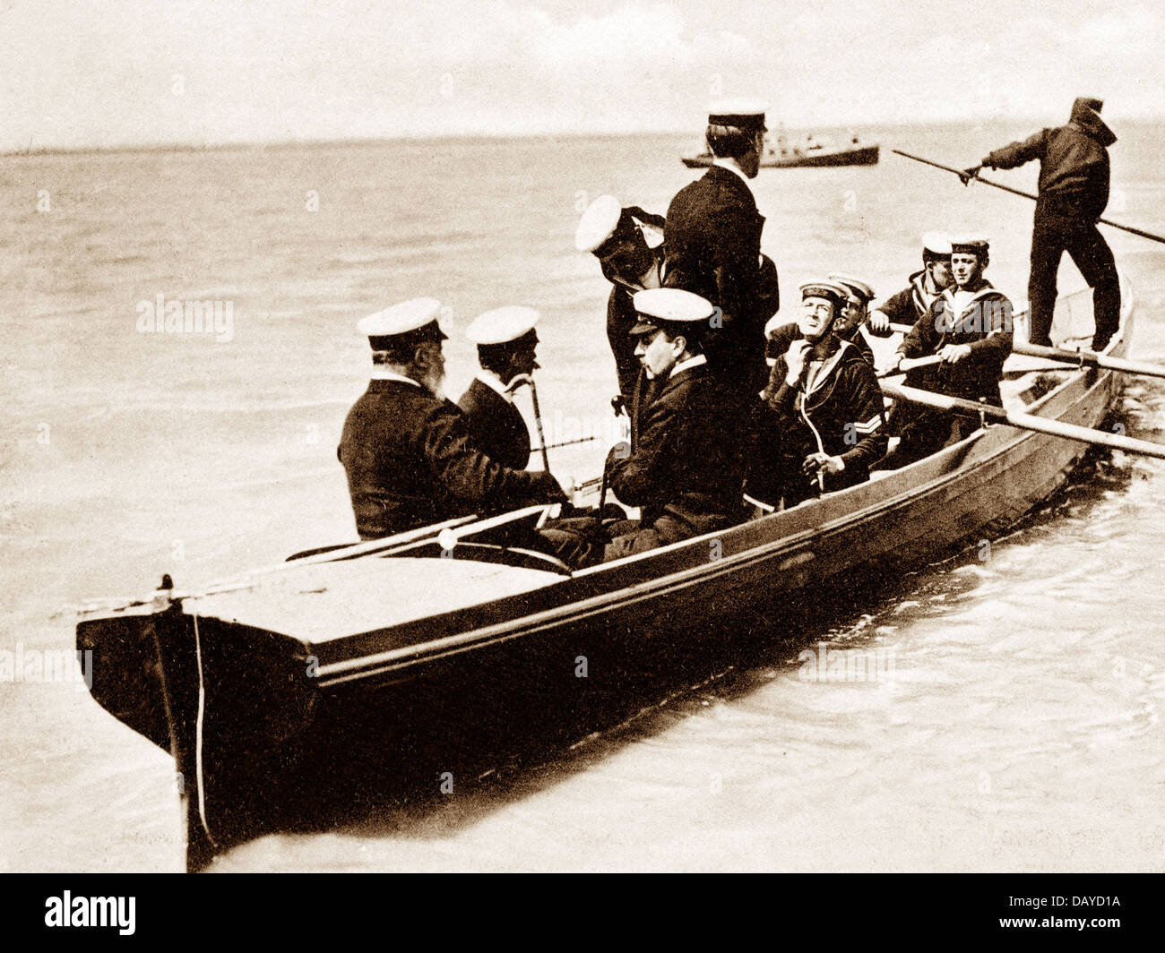 Cowes Woche King Edward VII Isle Of Wight frühen 1900er Jahren Stockfoto