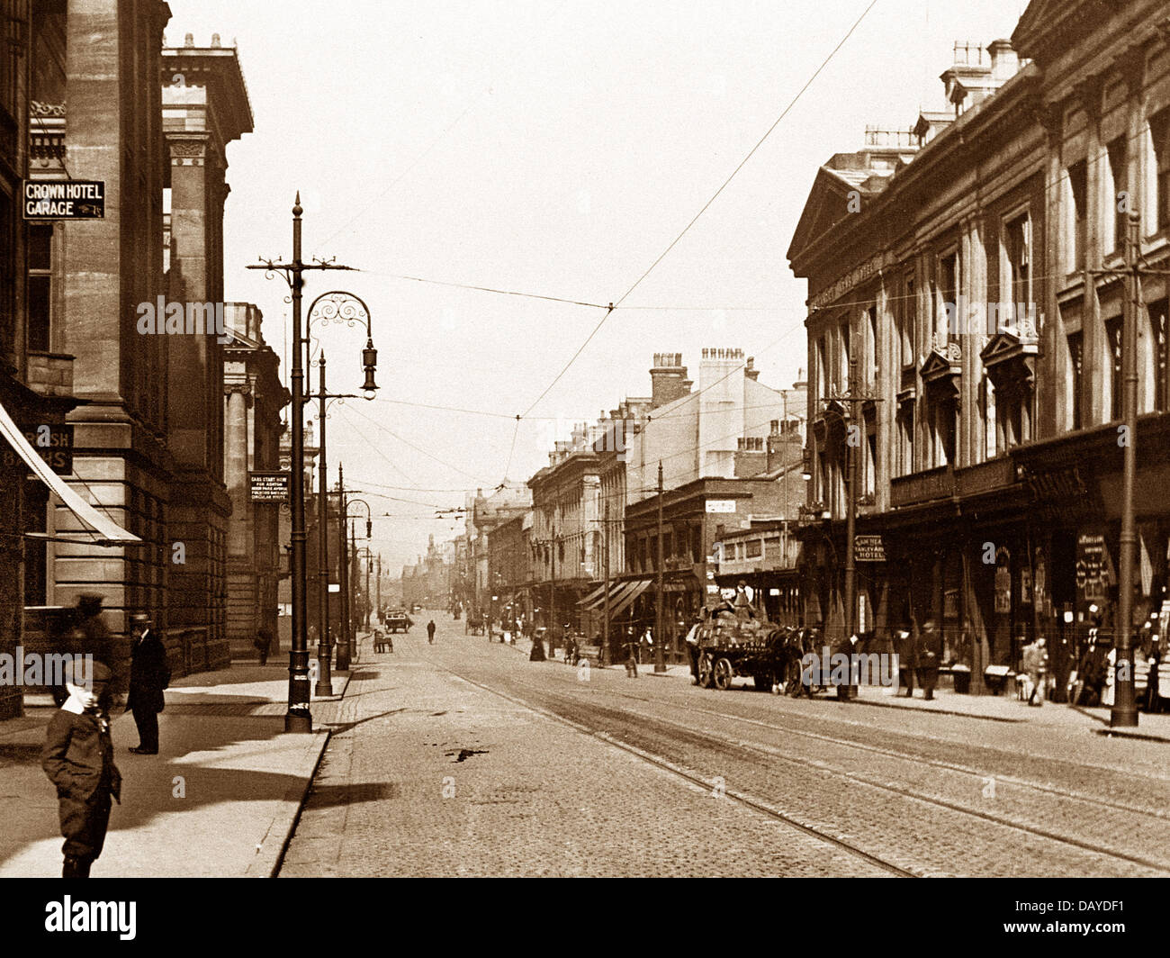 Preston Lancaster Road frühen 1900er Jahren Stockfoto