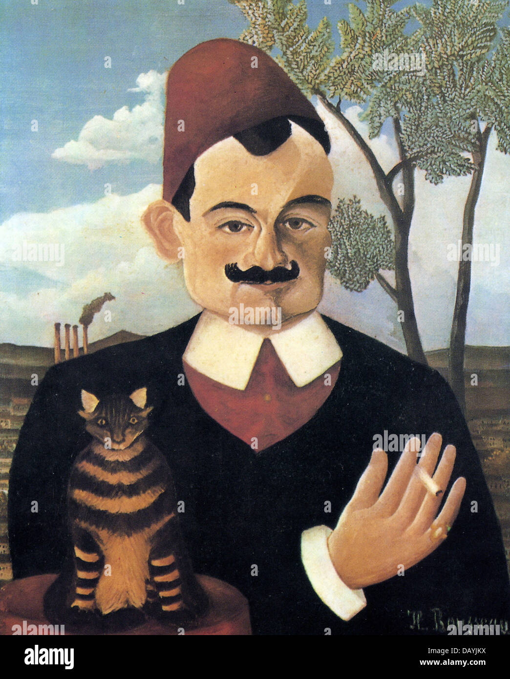 Henri Rousseau - Le Douanier Rousseau Portrait de Pierre Loti 1910 Stockfoto