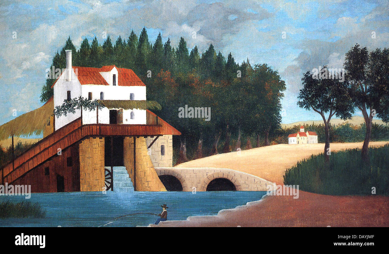 Henri Rousseau Le Douanier Rousseau Le Moulin Mühle 1879 Atami