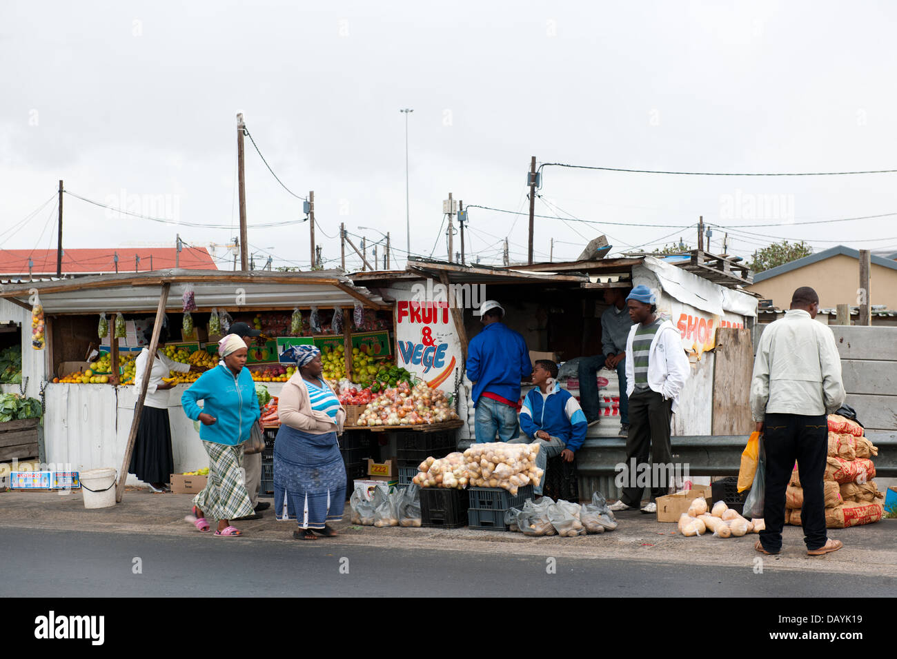 Langa Township in Kapstadt, Südafrika Stockfotografie - Alamy