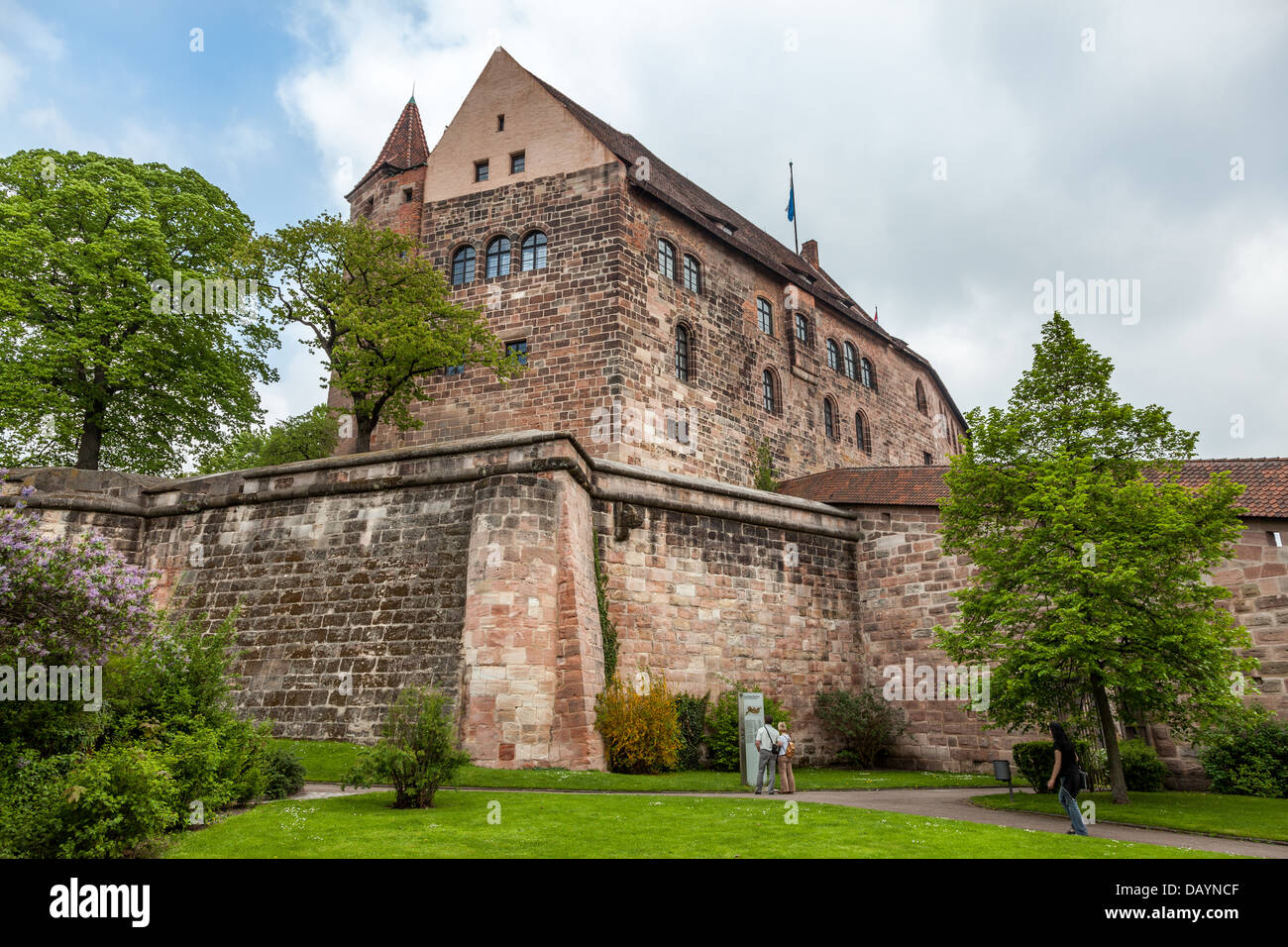 Burg, Nürnberg, Deutschland, Europa. Stockfoto