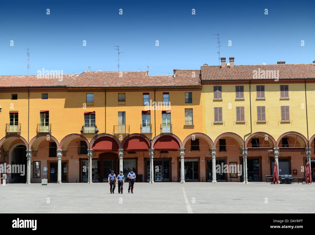 Imola Italien Piazza Matteotti Stockfoto