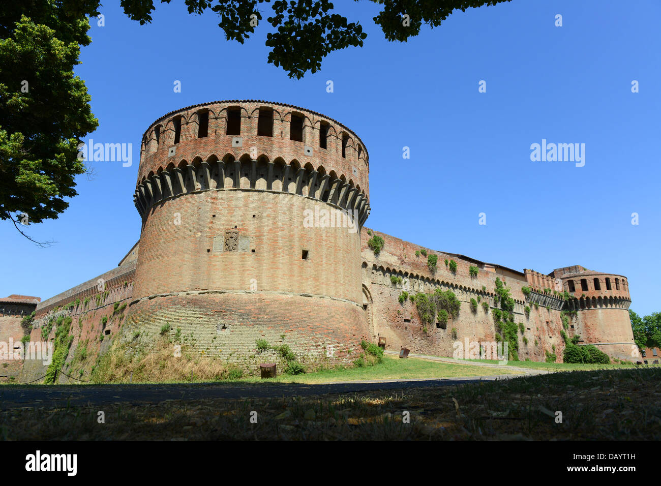 Imola Italien Rocca Sforzesca Sforza Schloss Stockfoto