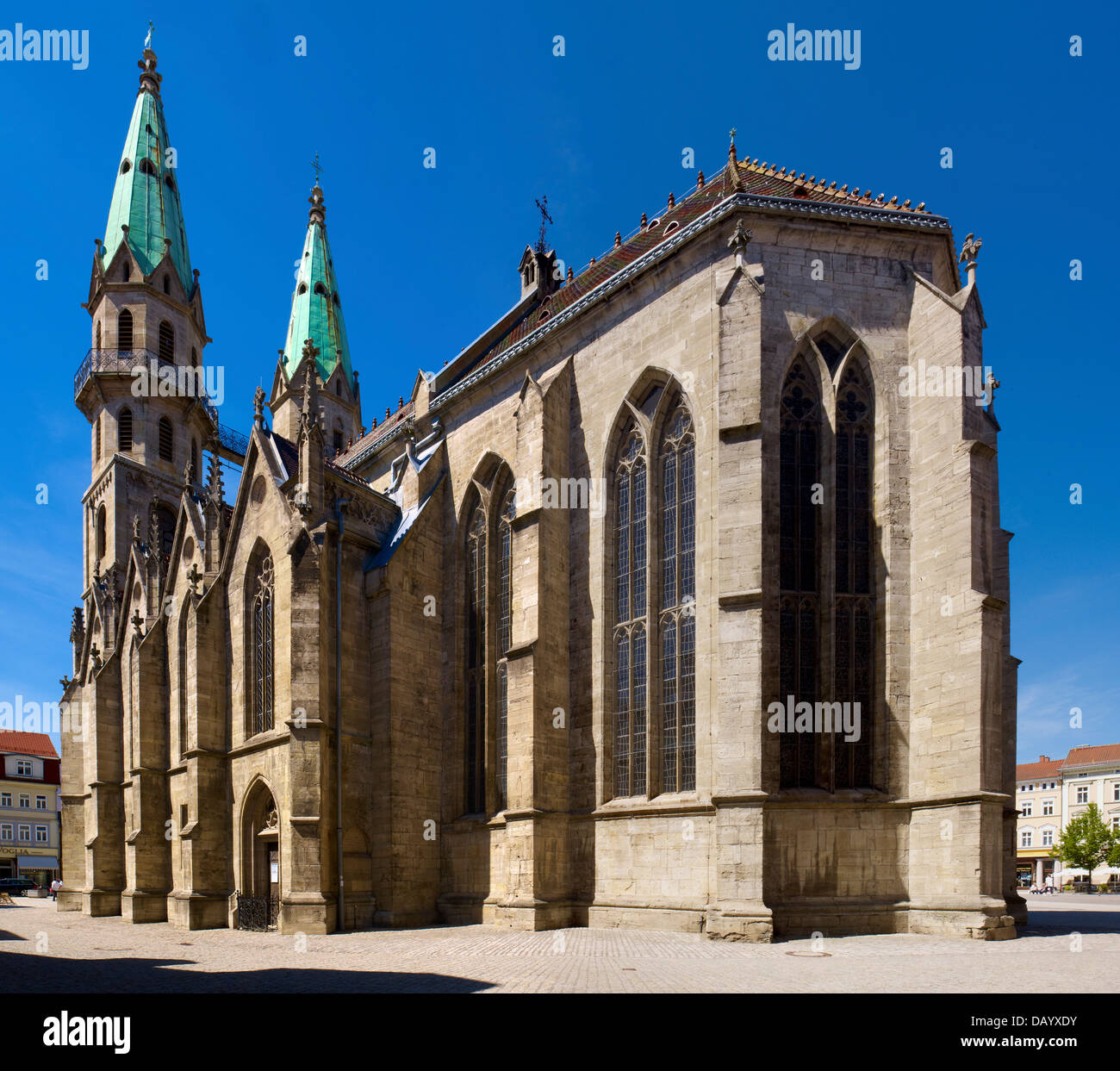Stadtkirche, Meiningen, Thüringen, Deutschland Stockfoto