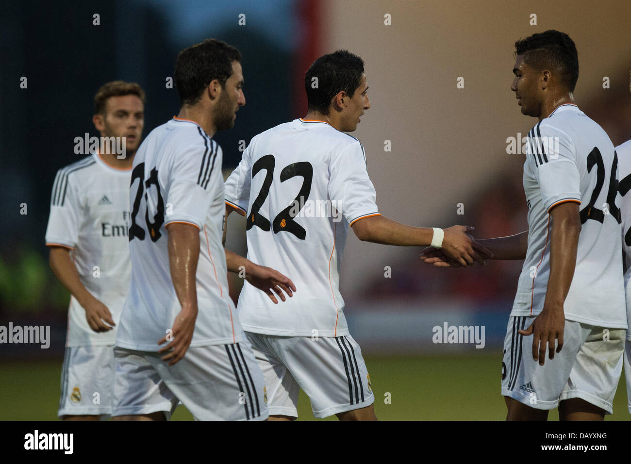 Bournemouth, UK. 21. Juli 2013. Bournemouth AFC-Real Madrid CF - Sonntag, 21. Juli 2013. Bournemouth, UK. Bildnachweis: MeonStock/Alamy Live-Nachrichten Stockfoto