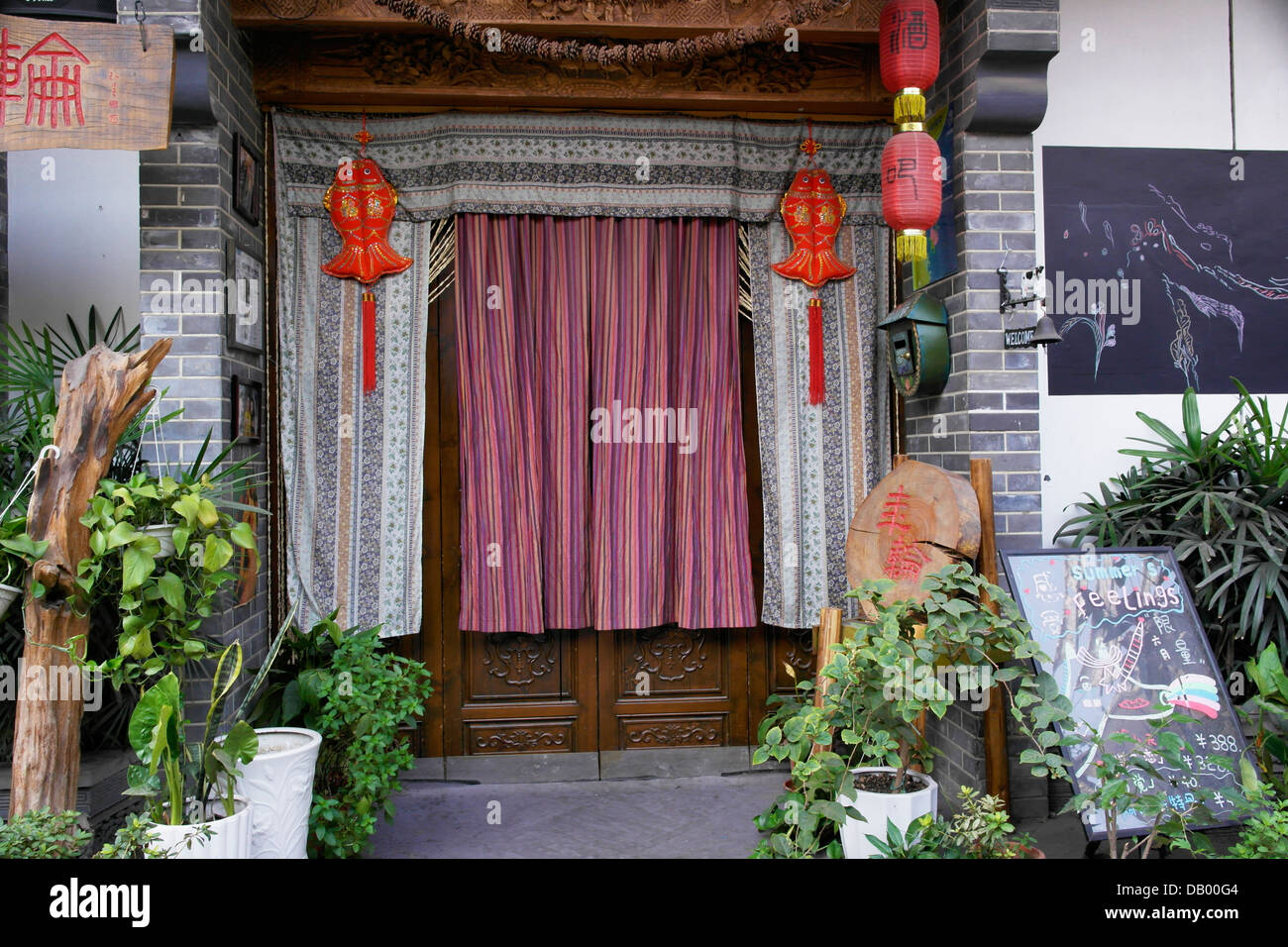 Bar bei Hongyadong, Chongqing, china Stockfoto
