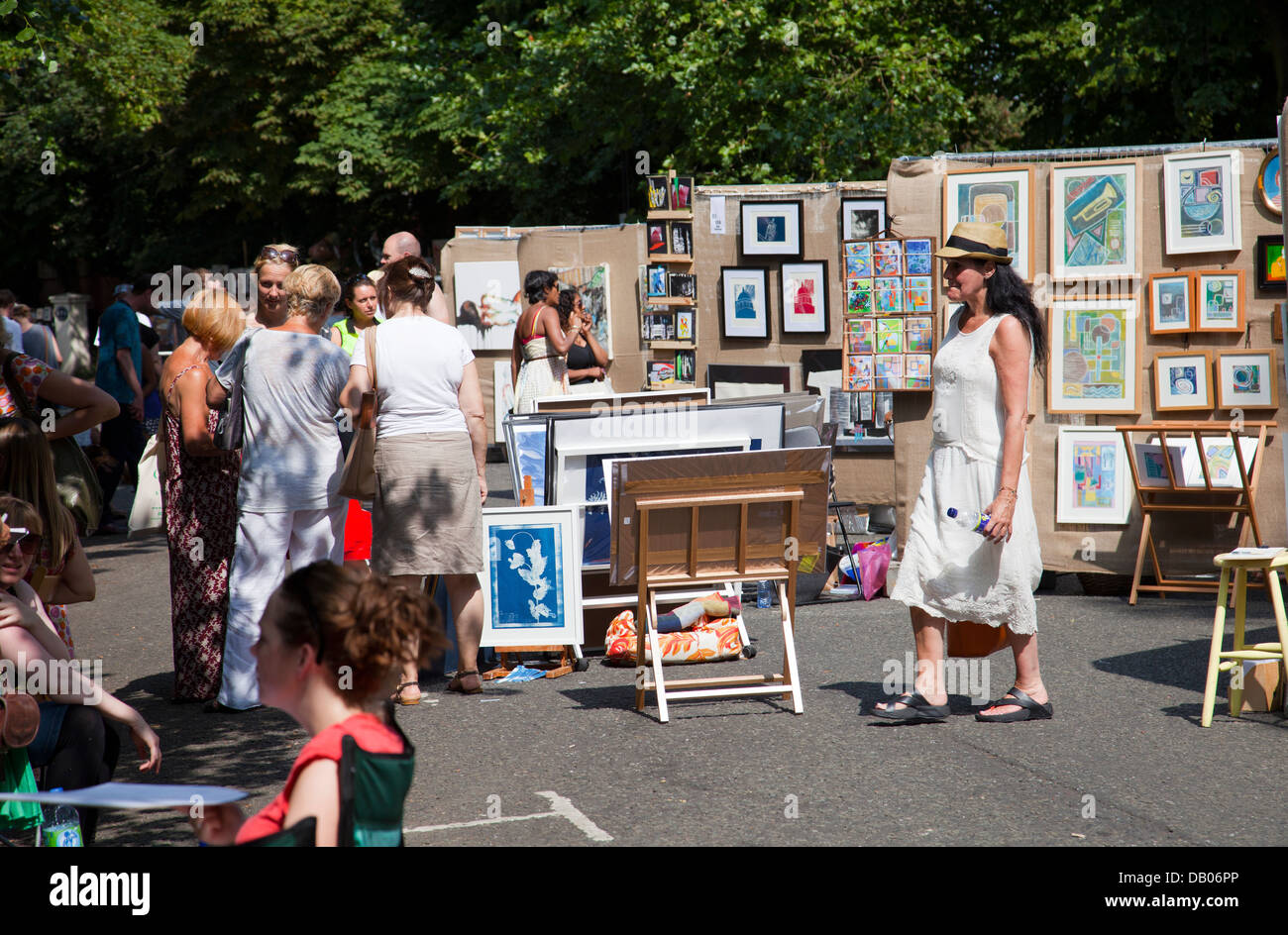 Outdoor-Urban Art Fair in Brixton - London-UK Stockfoto