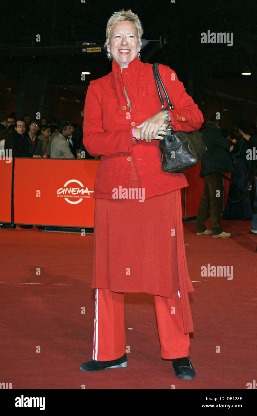 Das Bild zeigt, deutschen Autor und film Direktor Doris Doerrie Ankunft bei der Premiere des Films? Liebe das Leben? im Auditorium Parco De La Musica während der zweiten internationalen Filmfest in Rom, Italien, 23. Oktober 2007. Foto: Hubert Boesl Stockfoto