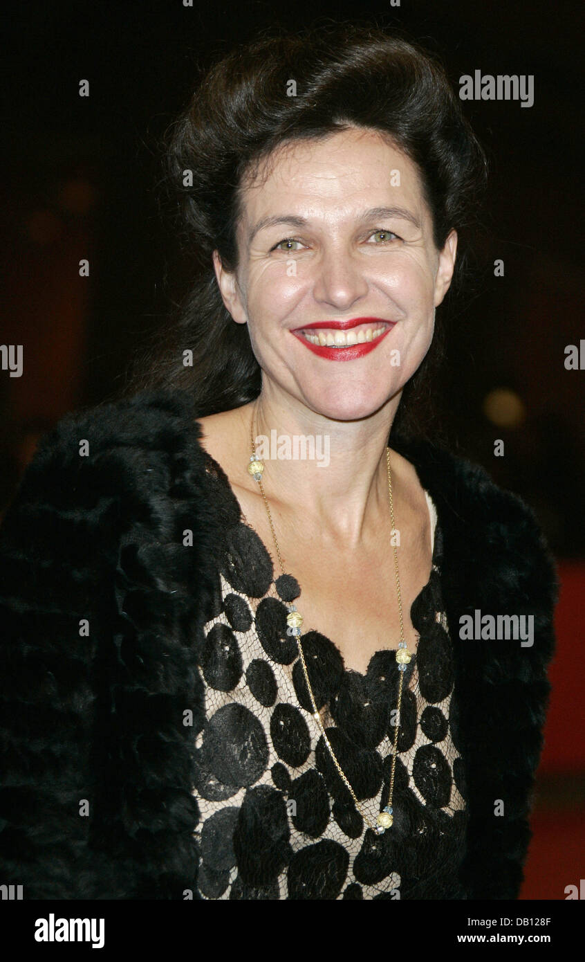 Das Bild zeigt Produzentin Bettina Reitz Ankunft bei der Premiere ihres Films? Liebe das Leben? im Auditorium Parco De La Musica während der zweiten internationalen Filmfest in Rom, Italien, 23. Oktober 2007. Foto: Hubert Boesl Stockfoto