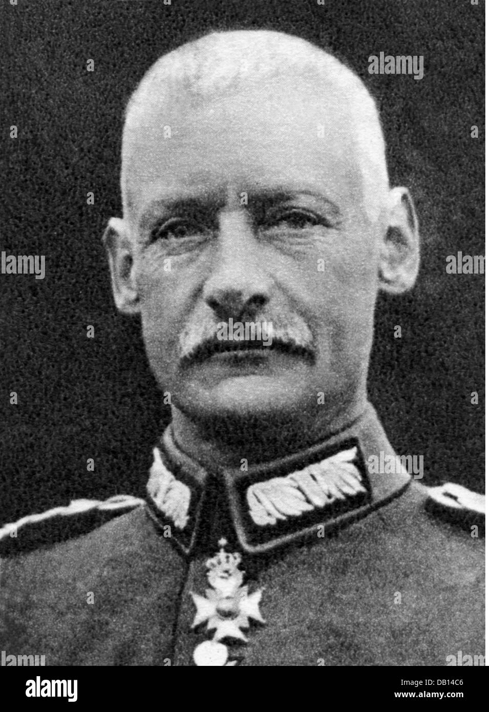 Rupprecht, 18.5.1869 - 2.8.1955, Prinz von Bayern 4.11.1913 - 13.11.1918, deutscher General, Oberbefehlshaber der Heeresgruppe Prinz Rupprecht, 16-1918, Porträt, ca. 1917, Stockfoto