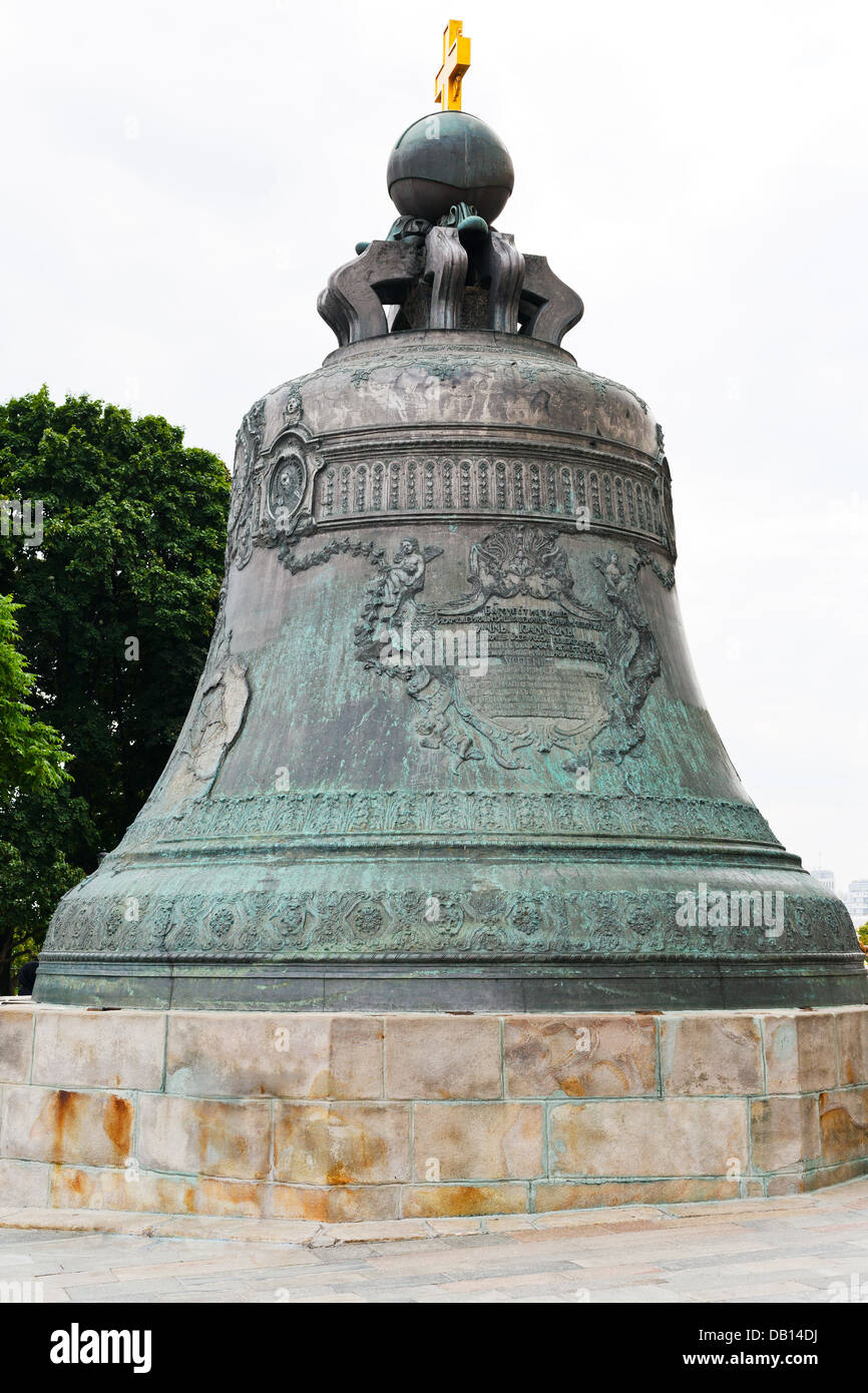 große Zarenglocke im Moskauer Kreml Stockfoto