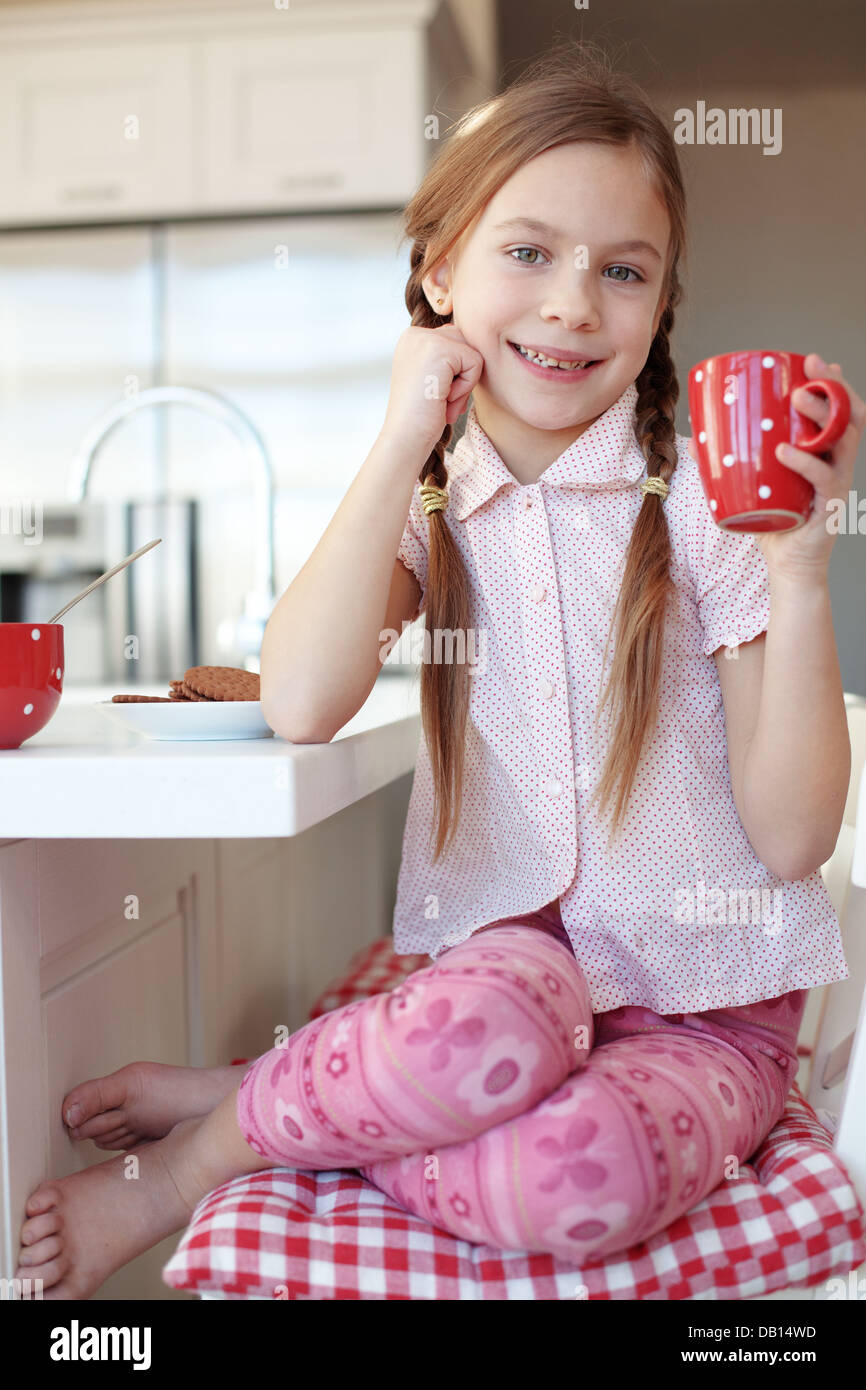 Frühstück zu Hause Stockfoto