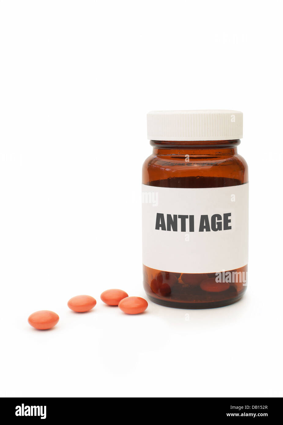 Anti-aging-Pillen Stockfoto