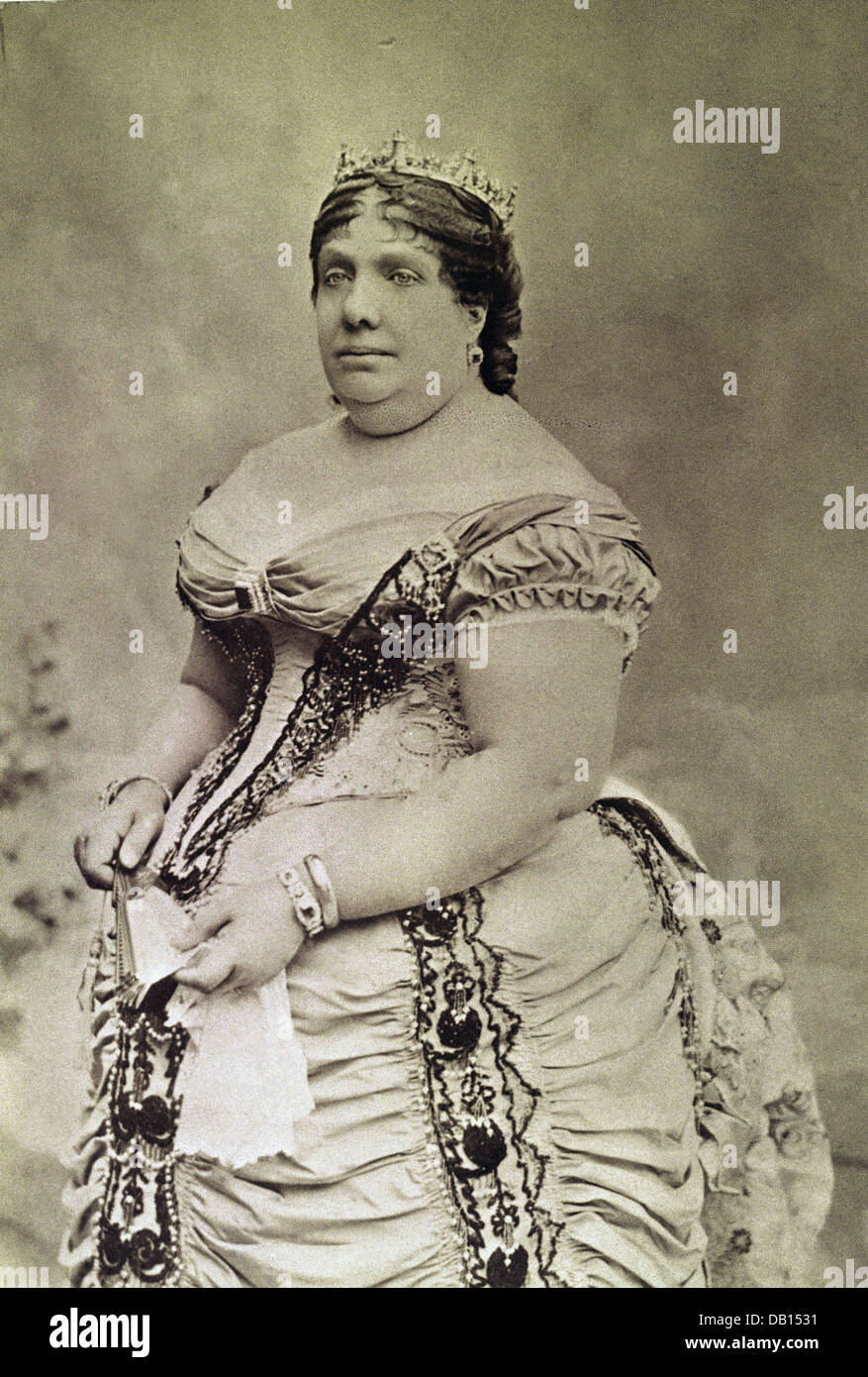 Isabella II. von Spanien, Königin von Spanien von 1833 bis 1868 Stockfoto