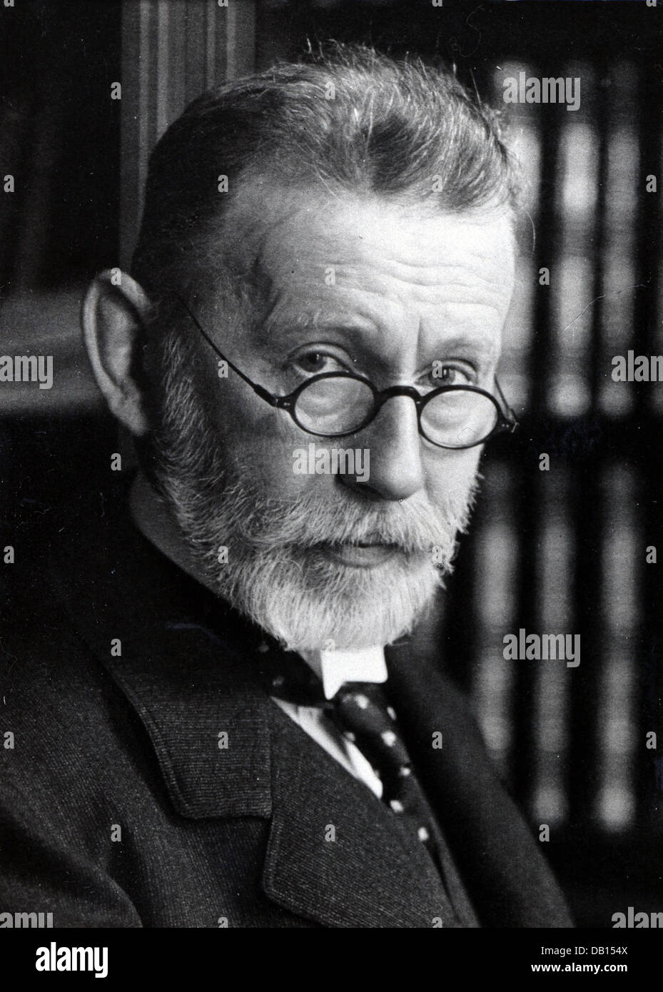 Paul Ehrlich deutscher Bakteriologe Stockfoto