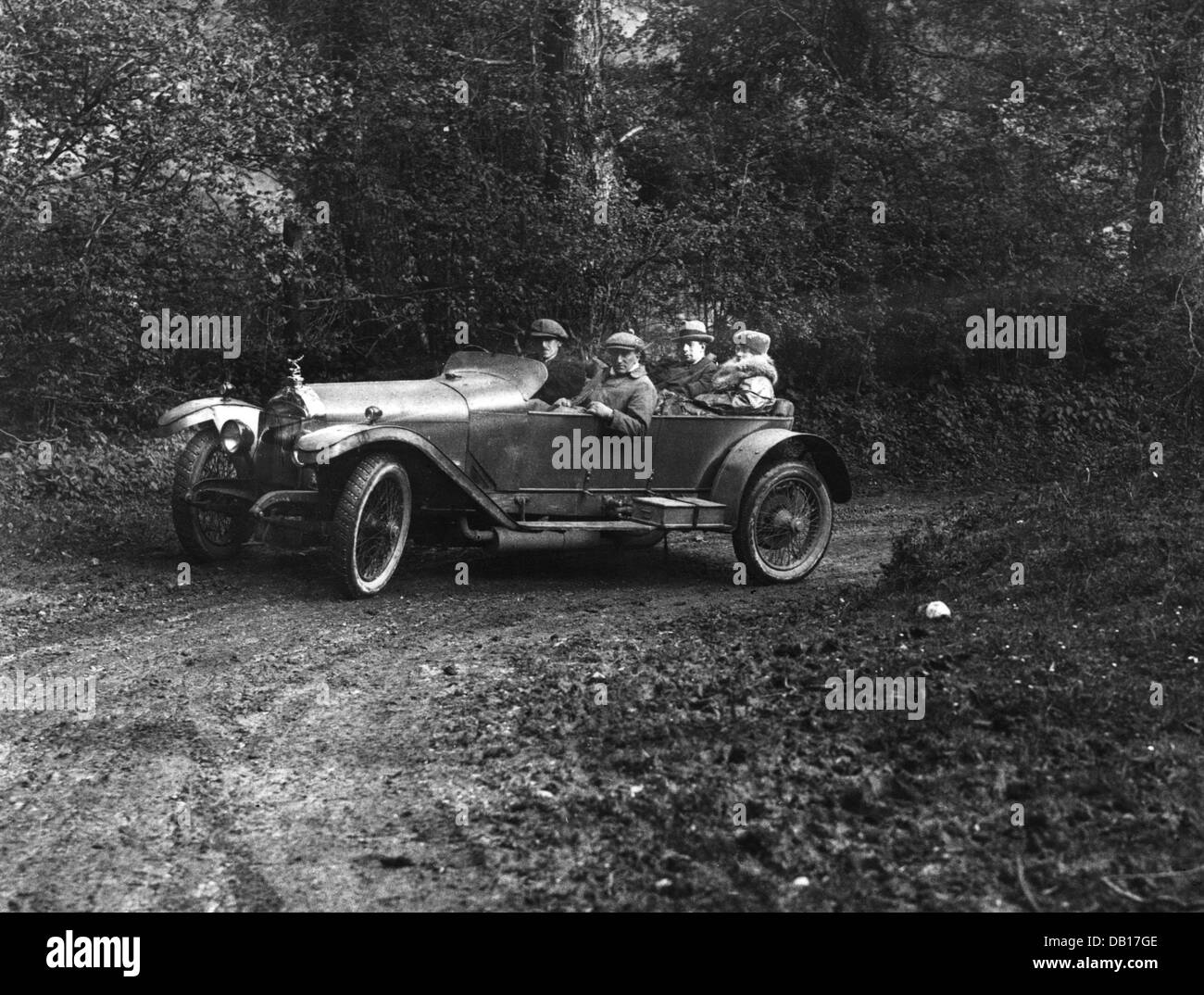 1920 Straker-Squire 24-80hp Stockfoto