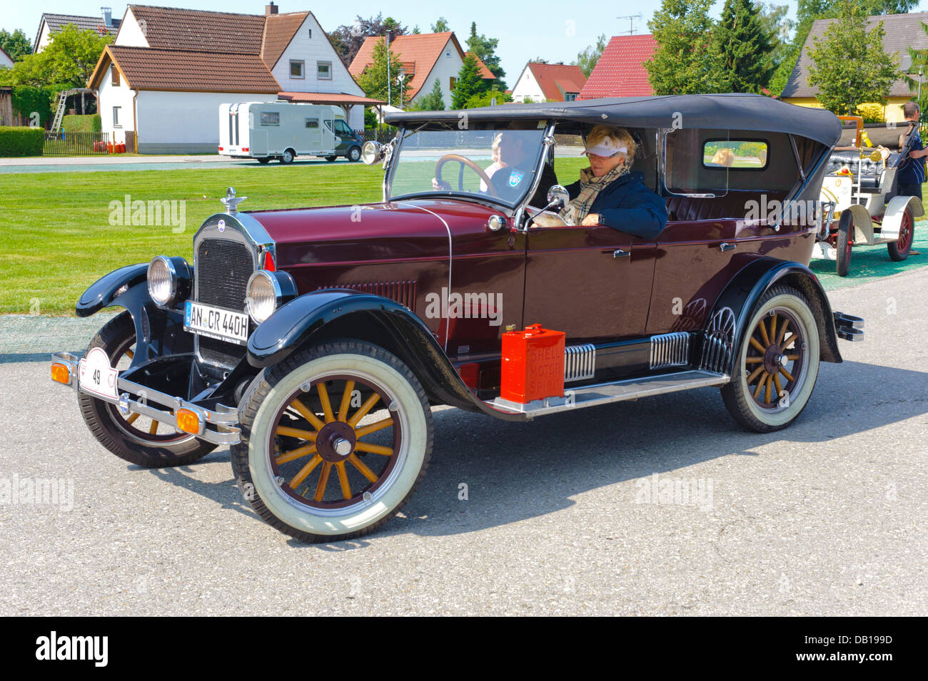 Durant Rugby R6 Tourer, erbaut im Jahr 1926, Foto, aufgenommen am 13. Juli 2013 in Landsberg, Deutschland Stockfoto