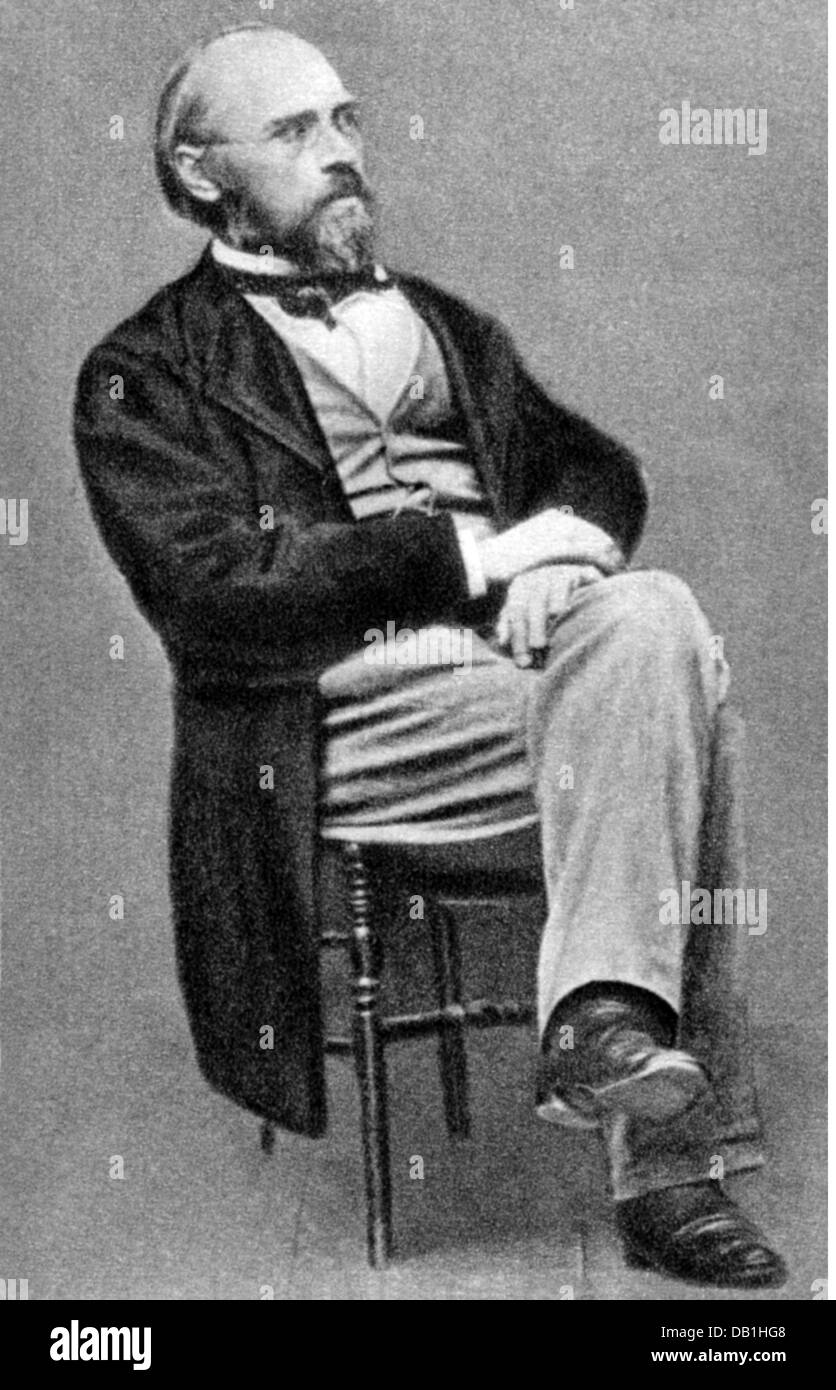 Roeckel, August, 1.12.1814 - 18.6.1876, deutscher Dirigent und Komponist, volle Länge, ca. 1870, Stockfoto