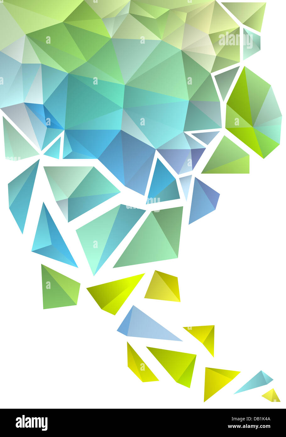 abstrakte geometrische Polygon Hintergrund, Vektor Stockfoto