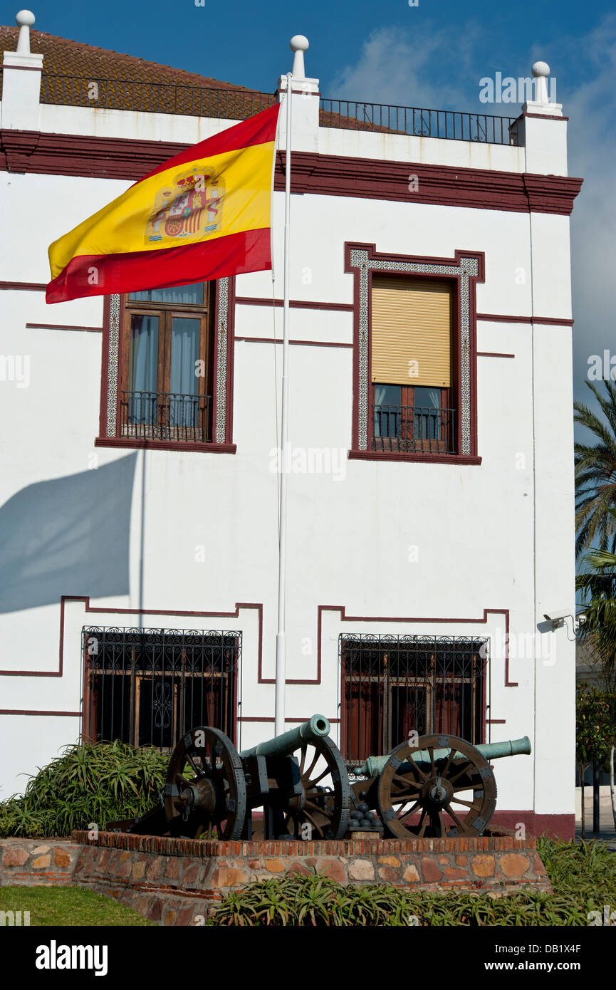 Ceuta-General Command Headquarters. Afrika-Platz. Ceuta. Spanien. Spanien. Stockfoto
