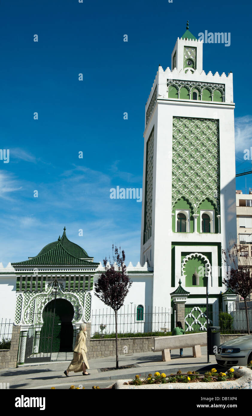 Muley El Medhi Moschee. Ceuta, autonomen spanischen Stadt. Nordafrika. Stockfoto